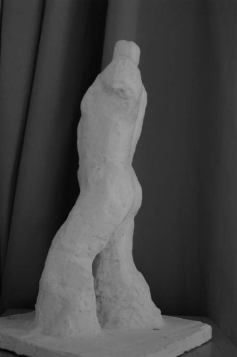 Sculpture buste en plâtre Fabien Lesbordes Paris 2