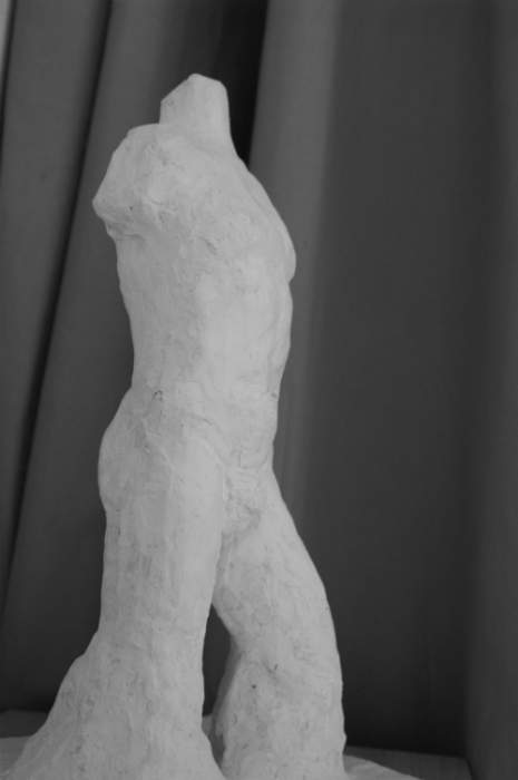 Sculpture buste en plâtre Fabien Lesbordes Paris 4