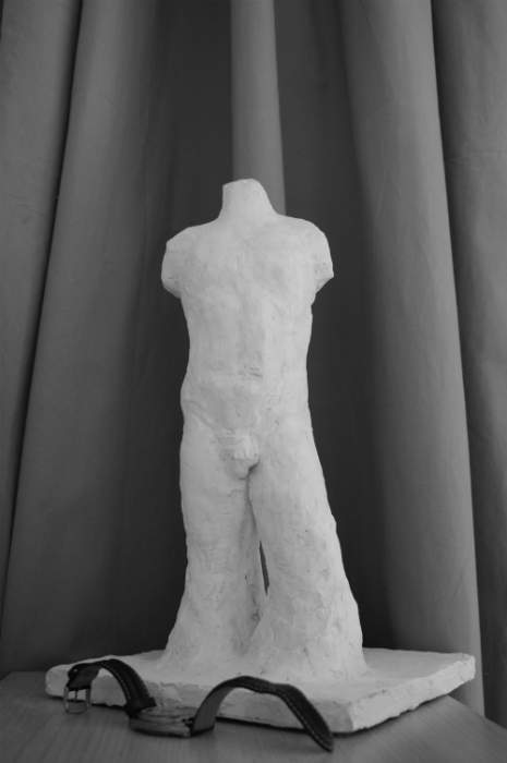 Sculpture buste en plâtre Fabien Lesbordes Paris 8