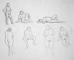 7 nus artistiques de grosse femme