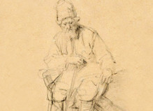 Affiche de l'exposition Rembrandt aux beaux-arts de Paris