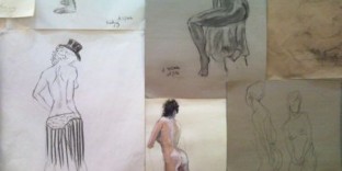 Aperçu de l'exposition nu artistique croquis femmes dénudées