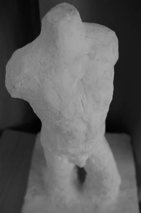 Sculpture buste en plâtre Fabien Lesbordes Paris 5
