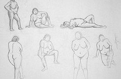 7 nus artistiques de grosse femme