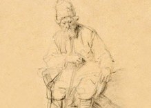 Affiche de l'exposition Rembrandt aux beaux-arts de Paris