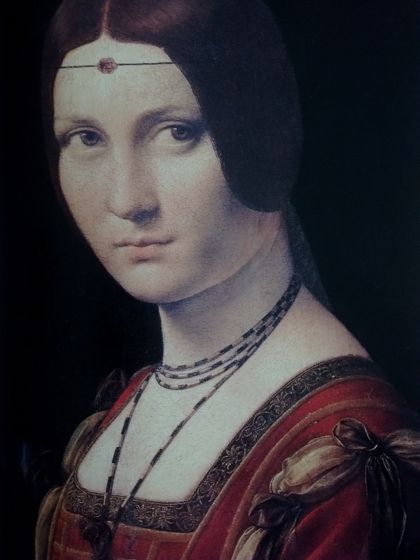 Portrait DeVinci Leonard dame de Milan