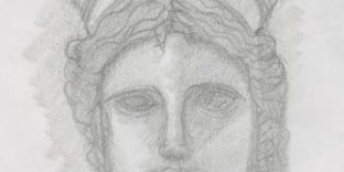 visage statue romaine Demeter